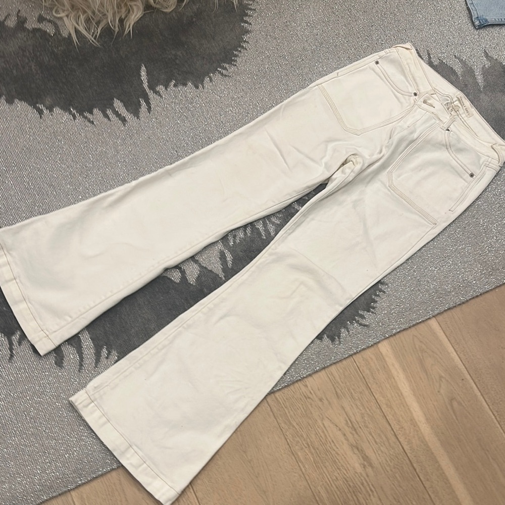 White Flare Jeans